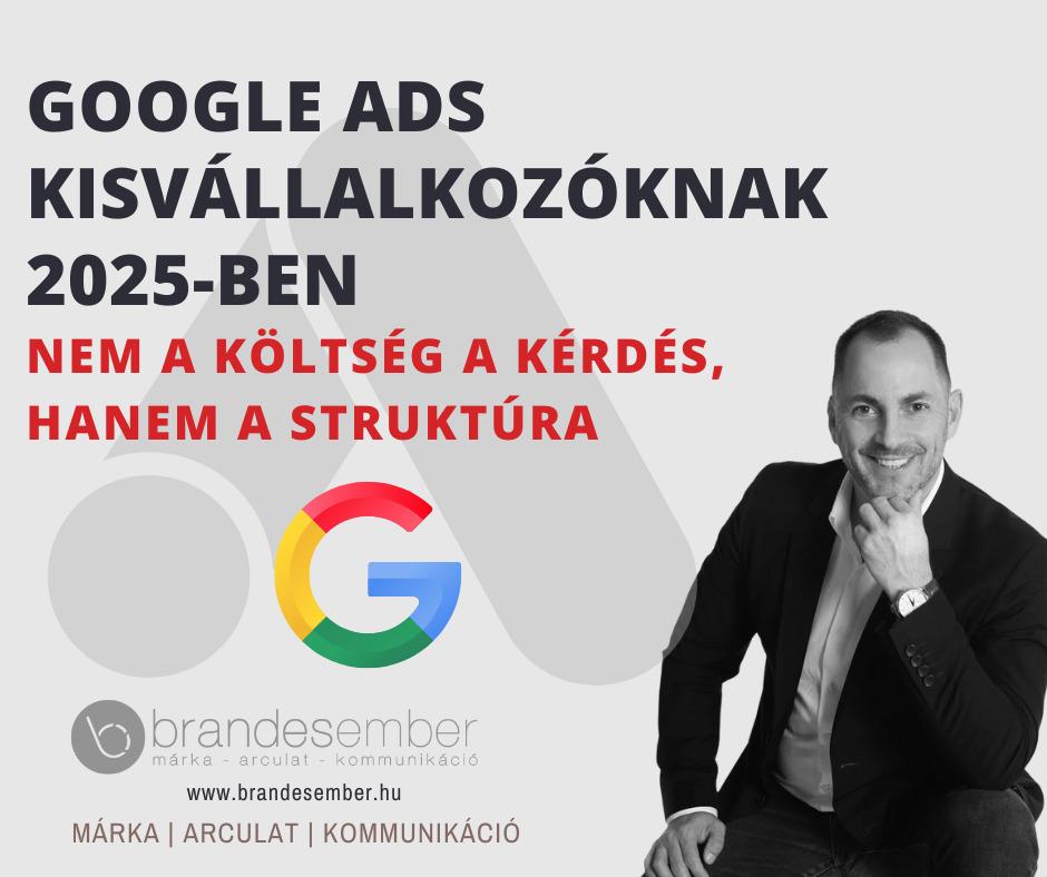 Google Ads kisvállalkozóknak 2025-ben: nem a költség a kérdés, hanem a struktúra A legtöbb kisvállalkozás még mindig úgy tekint a Google Ads hirdetésekre, mint valami drága luxusra, amit csak a „nagyok” engedhetnek meg maguknak. Pedig valójában pont fordítva van: egy jól strukturált Google kampány már havi 20–30 ezer forintos költséggel is képes ügyfeleket hozni – ha tudatosan építjük fel.